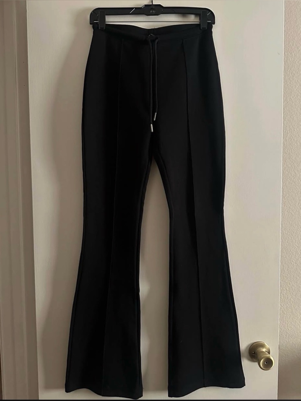 Zara Women’s Black Flared Knit Pants